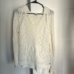 Roxy White Knit Sweater